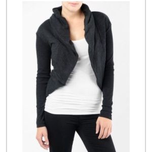 James Perse fleece sweatshirt/shrug